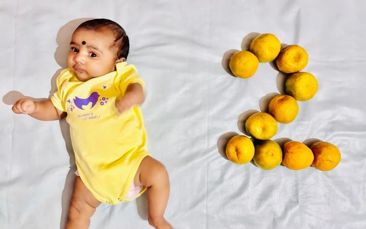 Anika’s Two-Month Celebration: A Sweet Homegrown Photoshoot